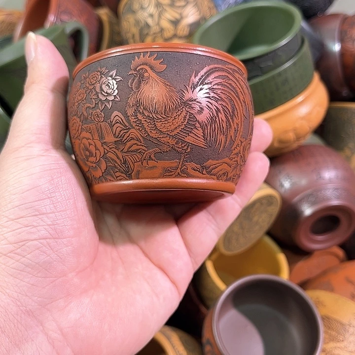 茶杯紫砂全手工紫砂主人杯