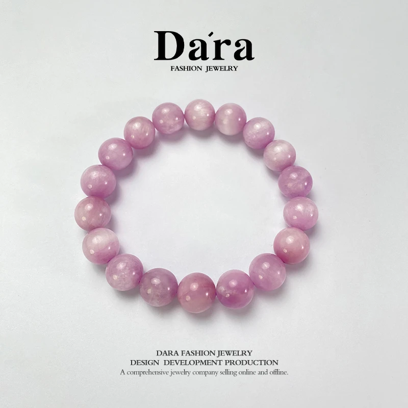 DARA/戴拉【柳总来了】‘’夜宴明珠‘’天然锂辉石满串手串 11mm