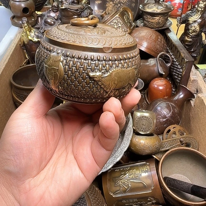 铜器办公室茶室摆件