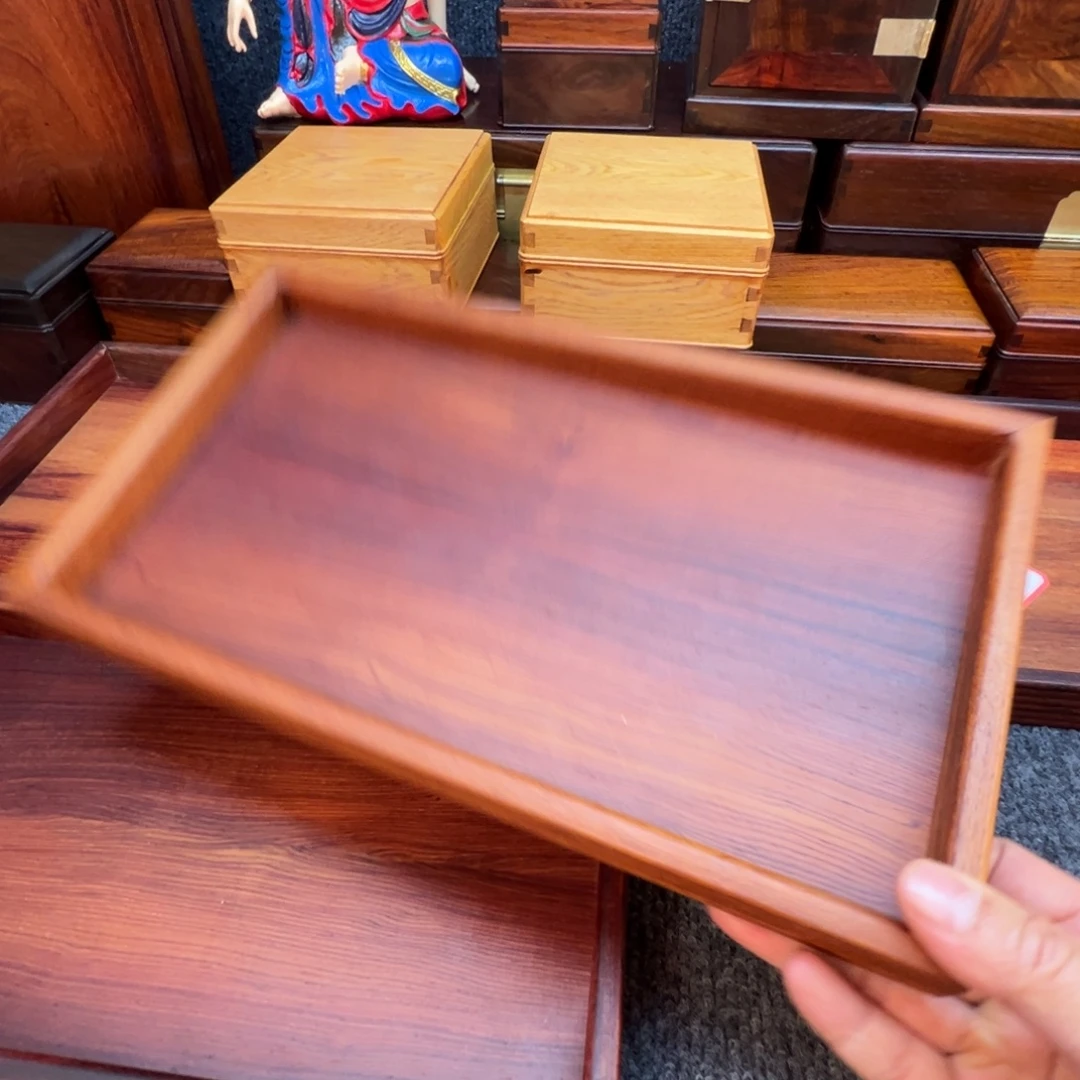 木国标红木奥氏黄檀茶盘32×18×3