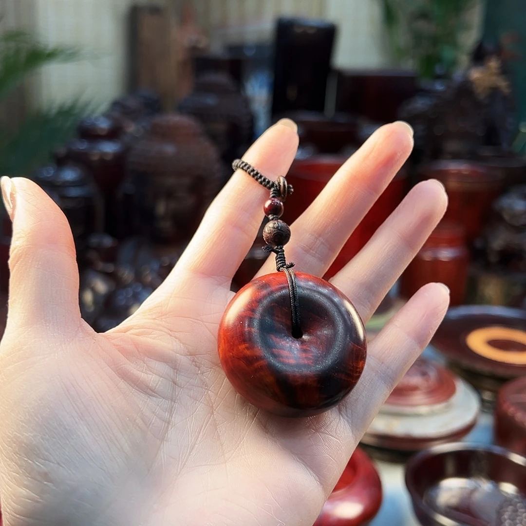 小叶紫檀印度小叶紫檀平安扣