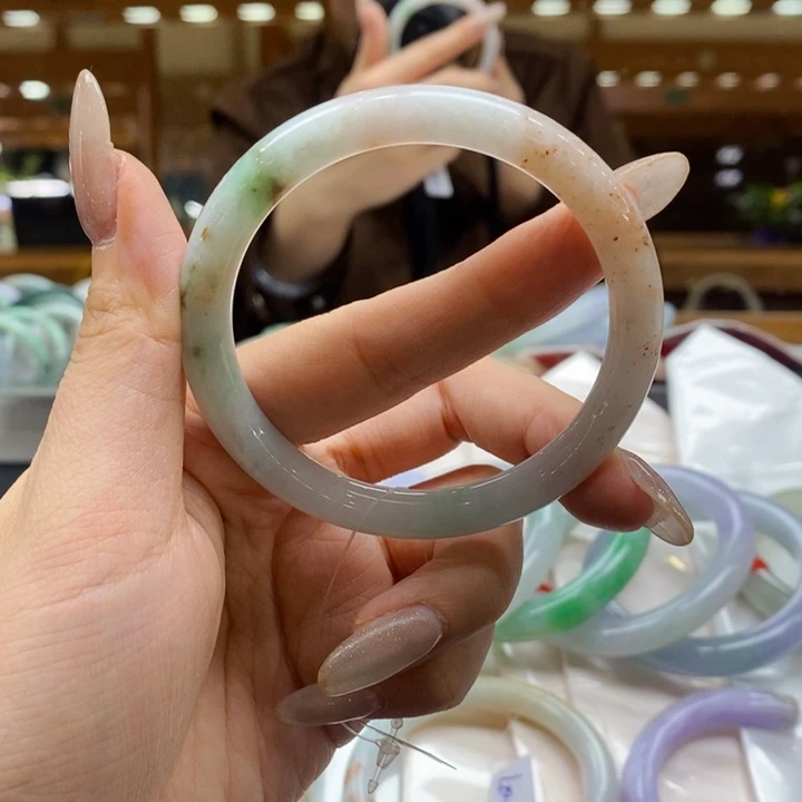 翡翠未镶嵌手镯54/56