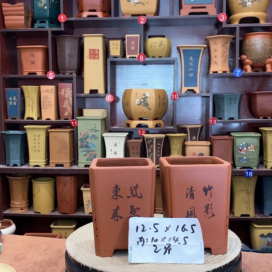 紫砂花盆紫砂花盆