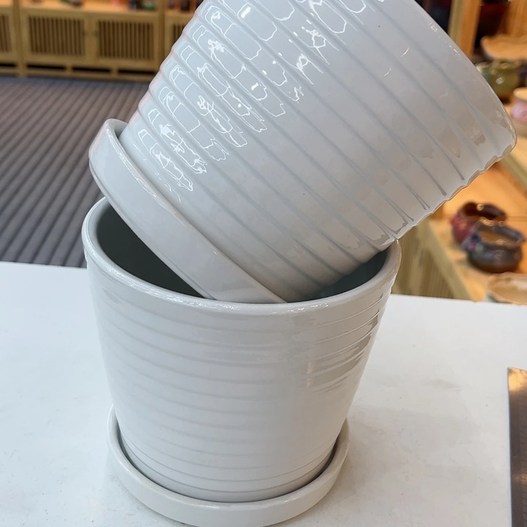 【闪购商品】陶瓷花盆