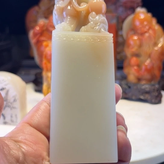 开***心老挝石章好好看看