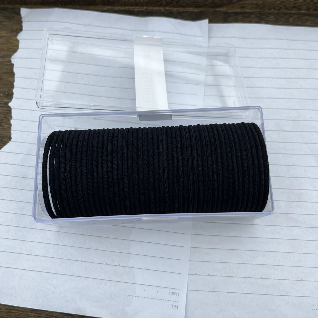 0684-黑色发绳48根一盒