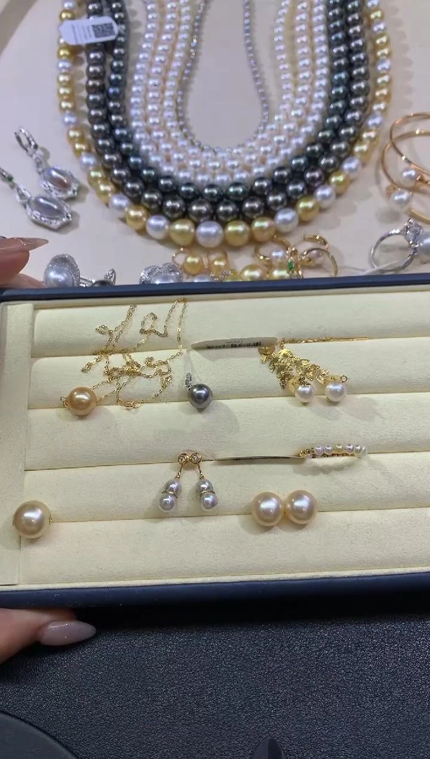 【琪琪臻选】海水珍珠-18k金-多样性发货一件-ZZ02|BZZ5