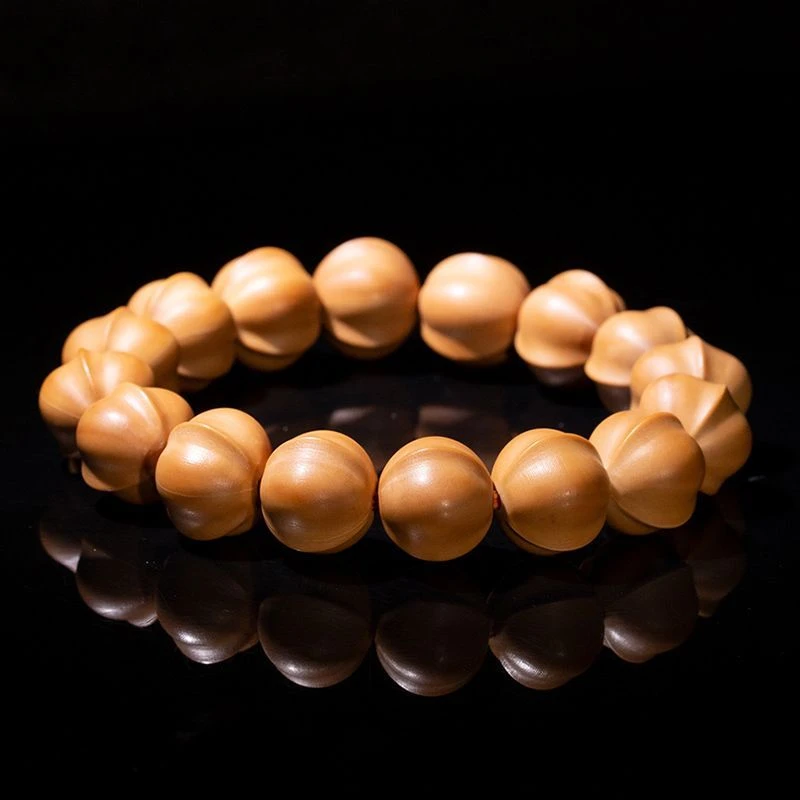 A022猴头核桃手串龙炎纯手工随身文古盘玩鲨鱼背无泡药