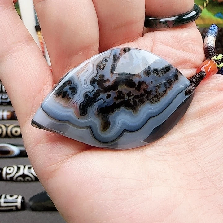 玛瑙/玉髓合金珠宝半成品