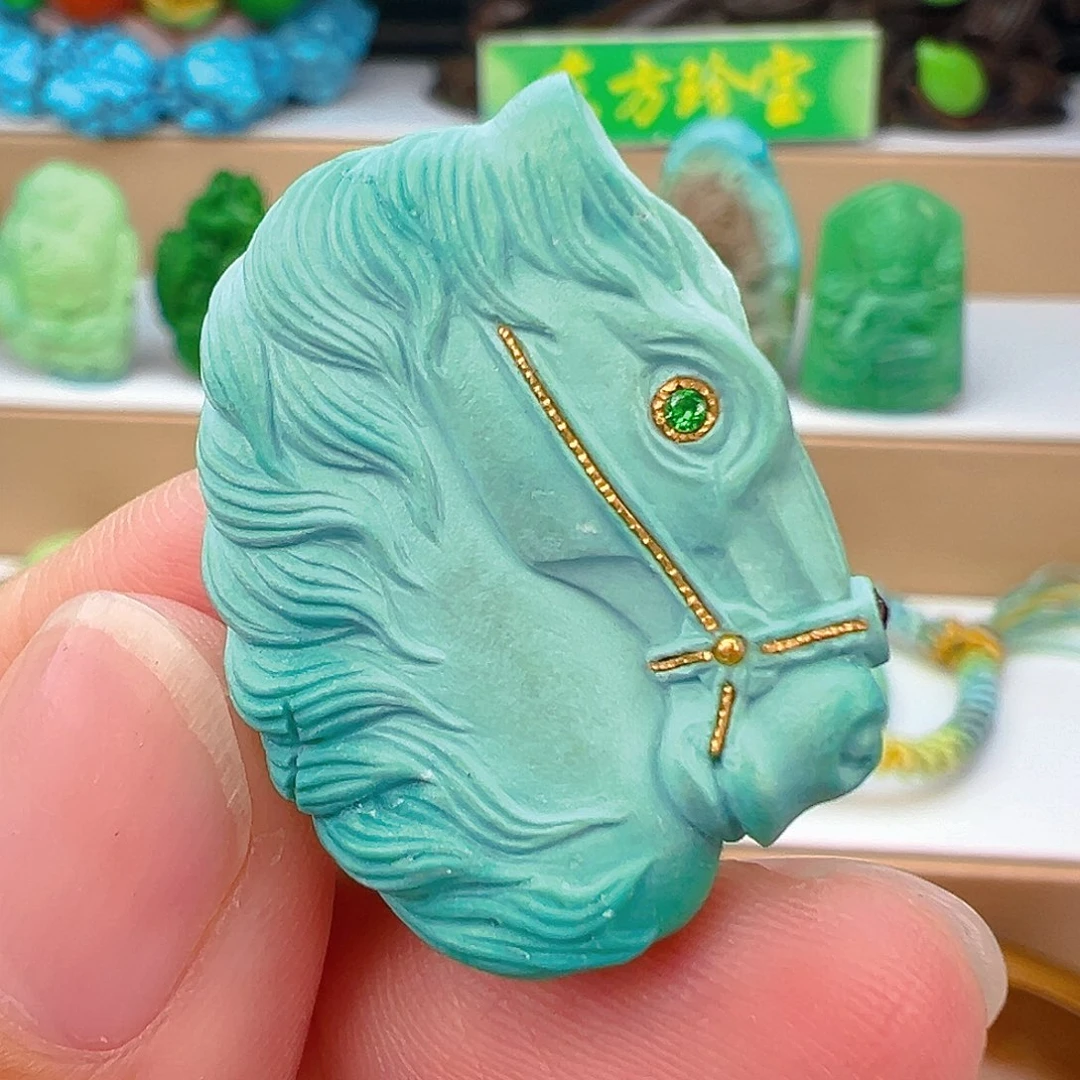 未镶嵌绿松石项链