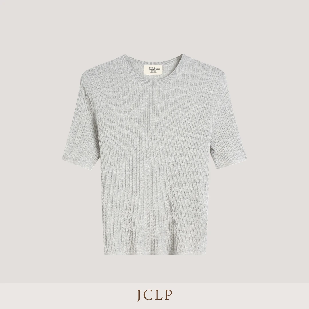 JCLP 金纯良品 雾影织梦 美丽诺羊毛意大利进口LP纱线 针织T恤