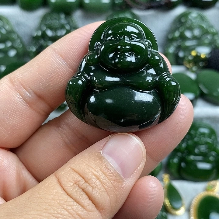 和田玉（碧玉）未镶嵌颈饰35