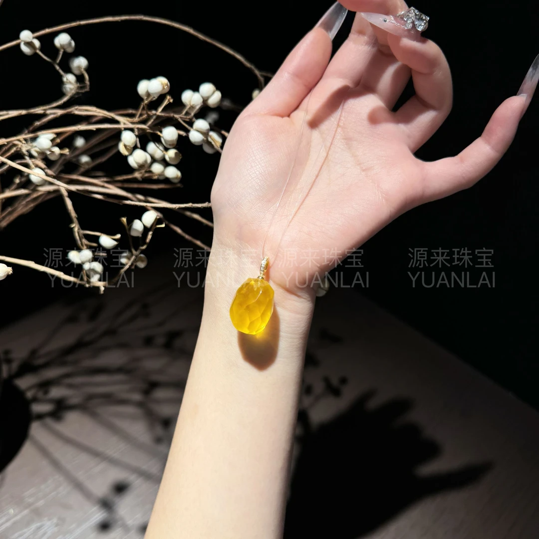 L*小橘*蜜蜡吊坠YY3523