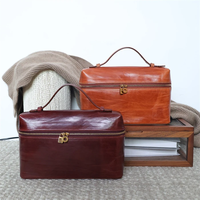 特价LP27 意大利植鞣联盟walpier头层植鞣牛皮 饭盒包斜挎手提包