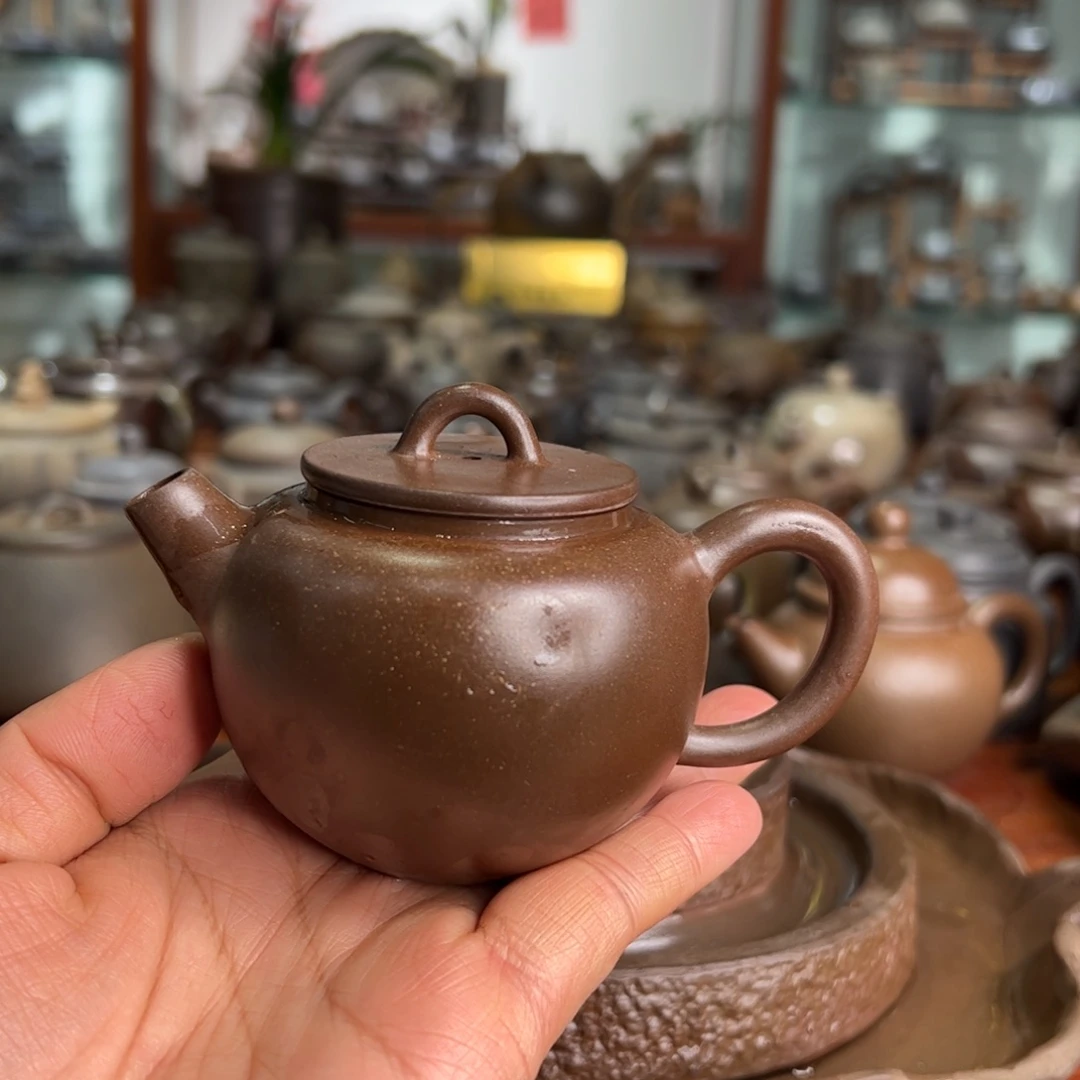 贵台龙窑柴烧茶壶80