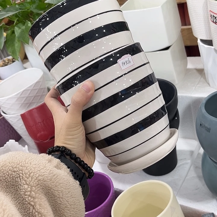 有孔！全场福利价陶瓷花盆