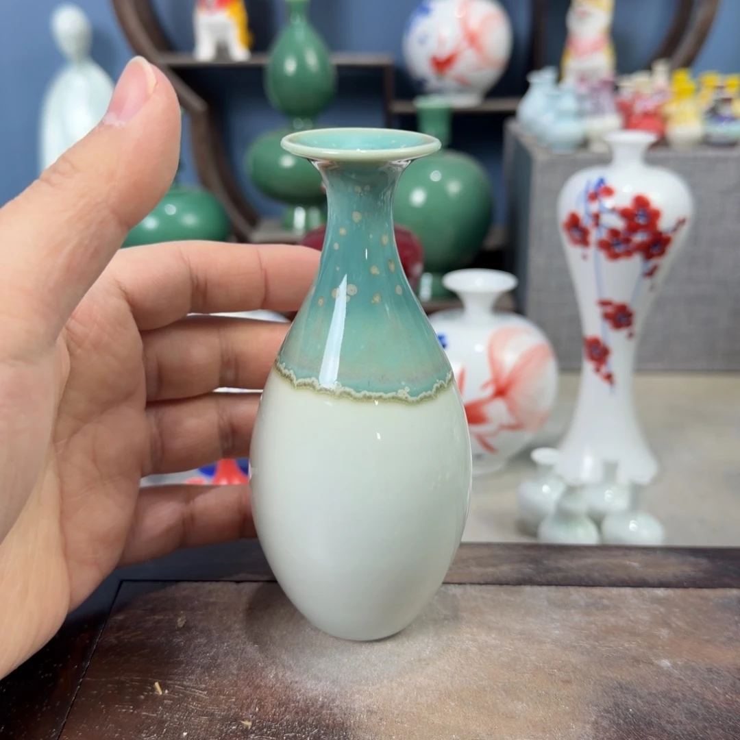 陶瓷手工小花器摆件