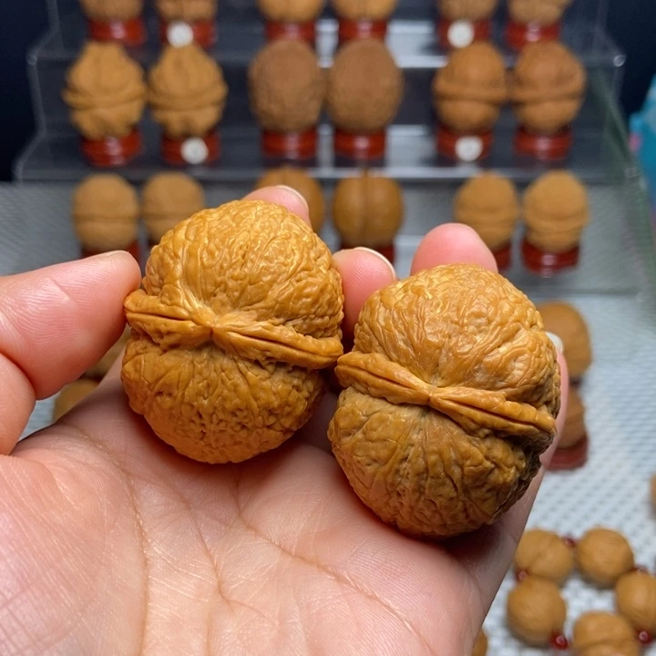 把件文玩核桃雷鼓双筋锤27