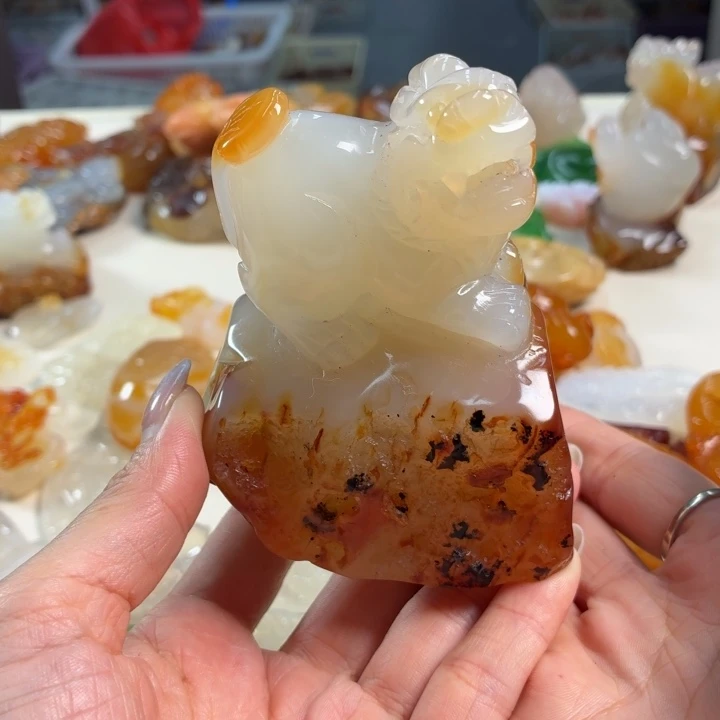 未镶嵌吊坠(不含链)玛瑙/玉髓