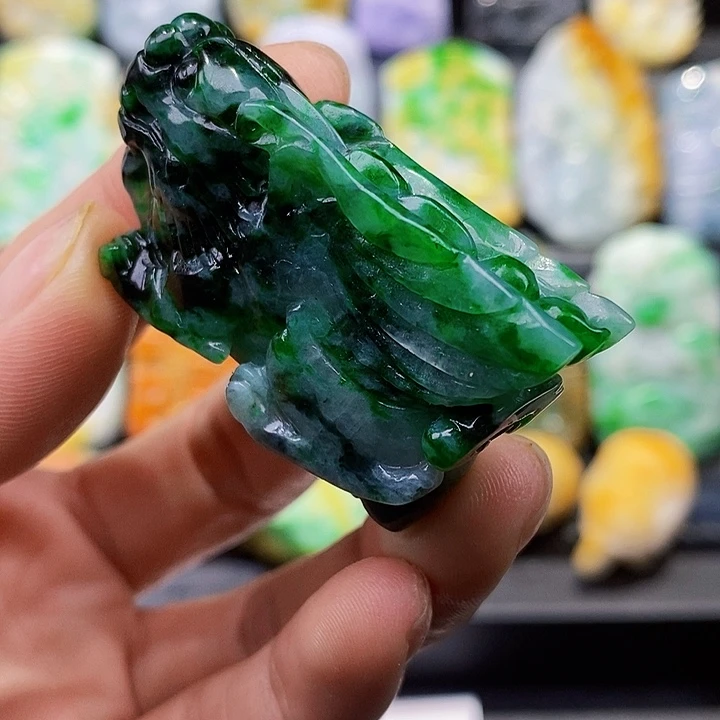 定制翡翠未镶嵌翡翠A货一物一证