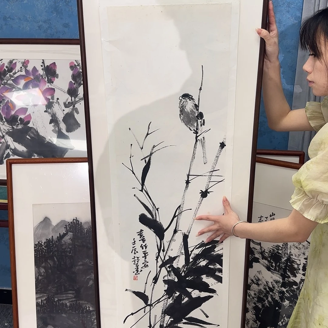 梦***古国画郑志超精品带框