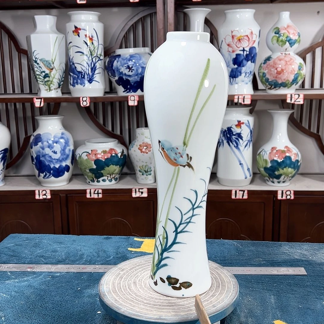 摆件景德镇陶瓷美鸟