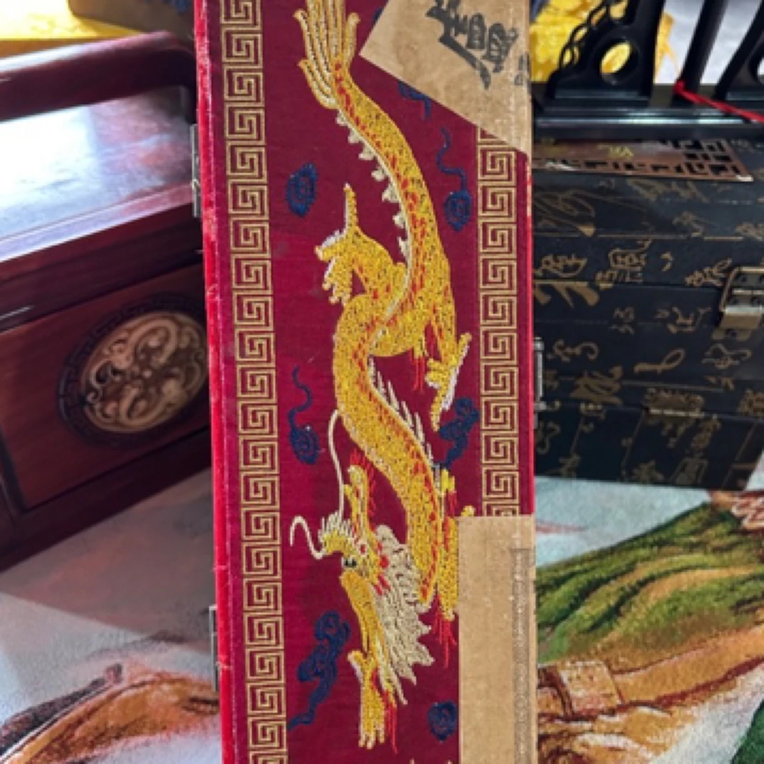 【闪购商品】花刺绣木盒短盒款6