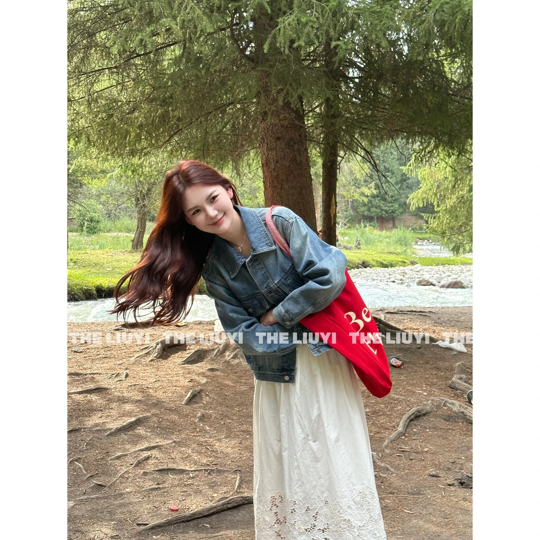 【LIUYI】新款休闲翻领牛仔外套57301