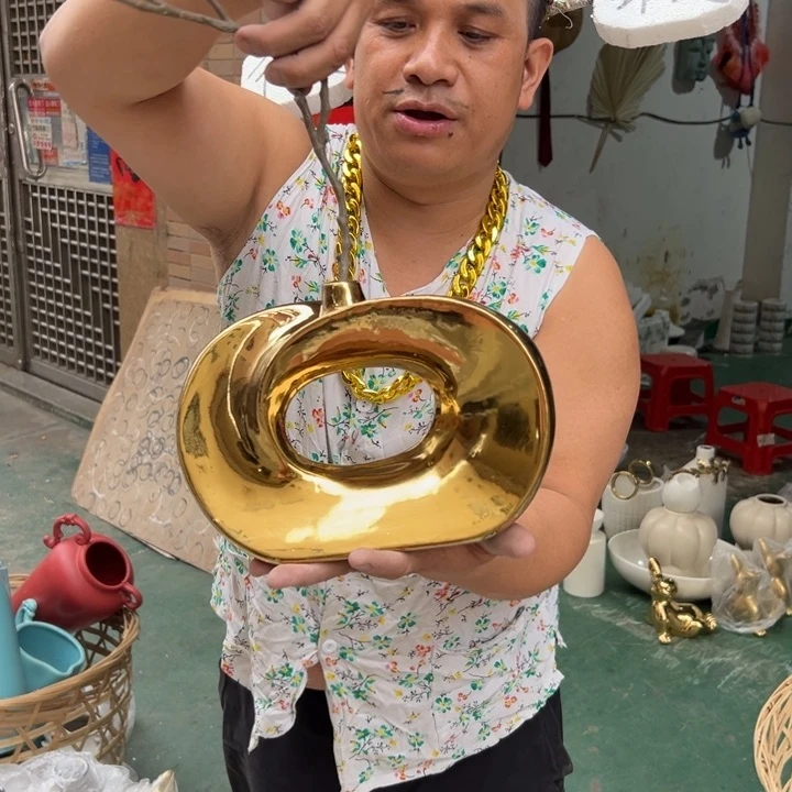 摆件27 号高温陶瓷装饰品（部分微瑕）气泡