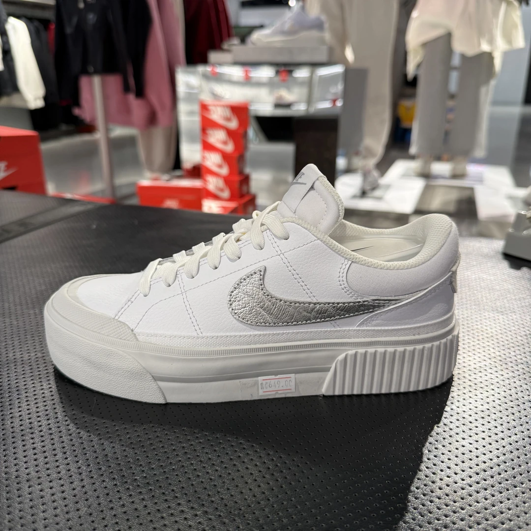 Nike耐克女鞋子2025春季新款经典舒适低帮运动休闲板鞋HQ2307-100