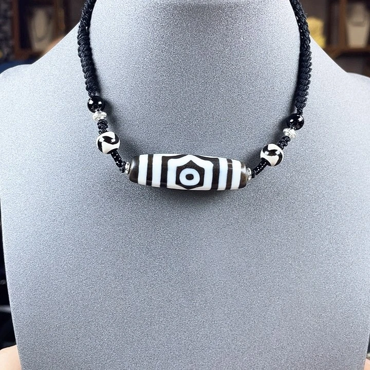 玛瑙/玉髓颈饰合金