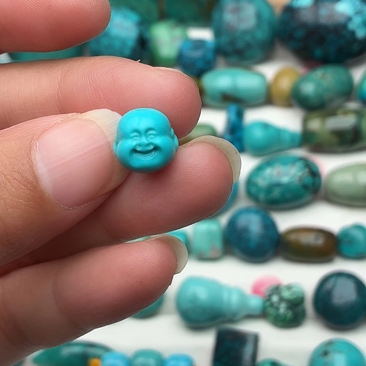 湖北松石笑脸弥勒