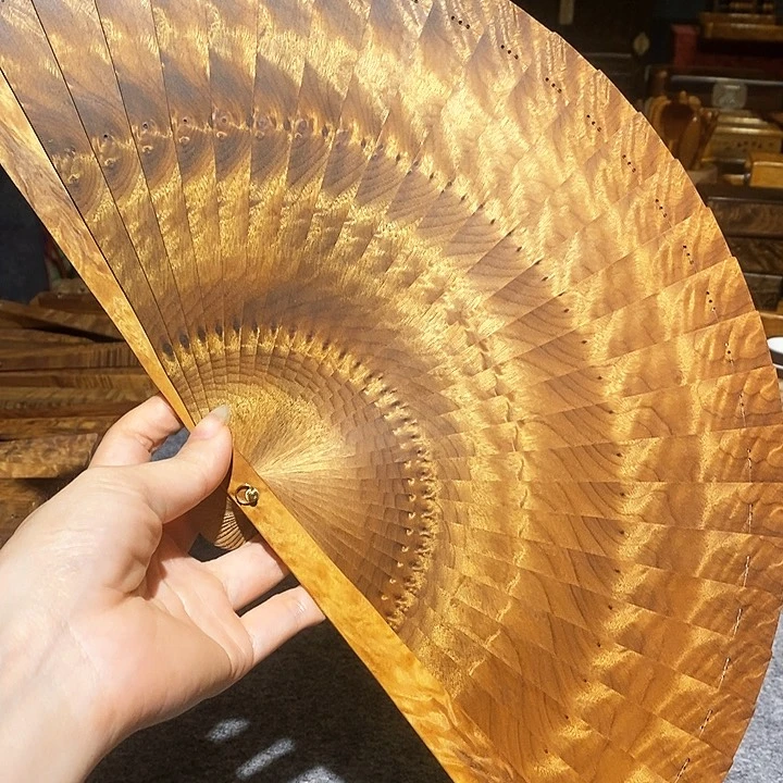 金丝楠可****沫金丝楠扇子21