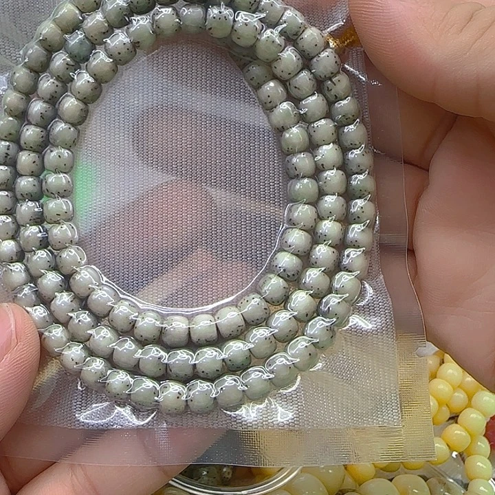 手串星月菩提202殿堂半壁留白星月菩提65-108河豚
