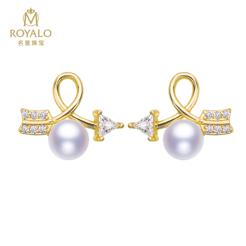 淡水珍珠耳饰5-6mm