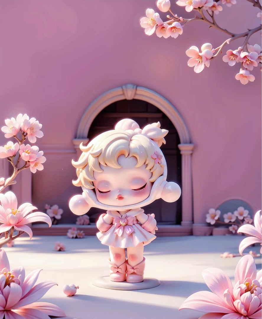 滴莫搪胶盲盒手办