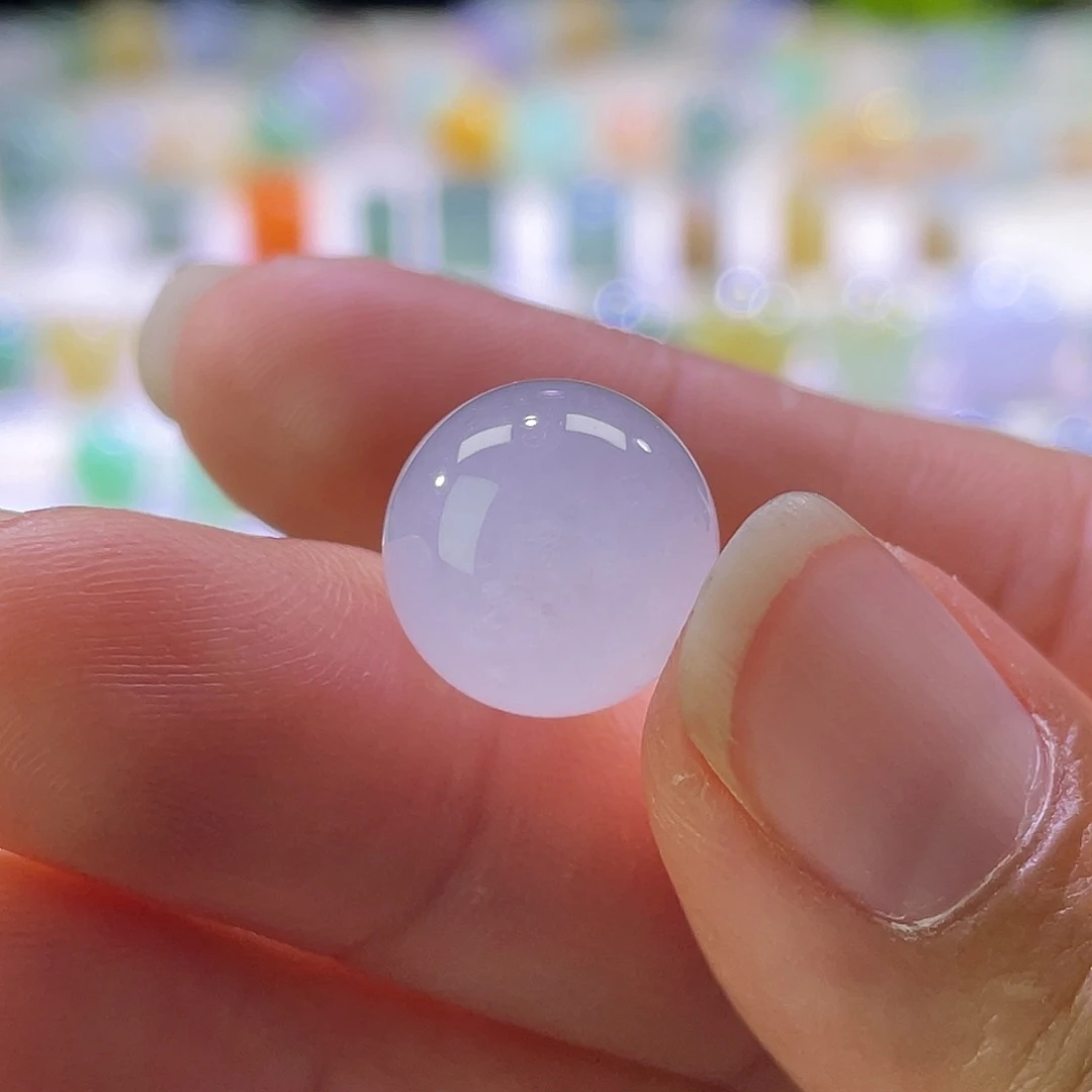 散珠翡翠展示勿拍缅甸翡翠a货卡12粉紫