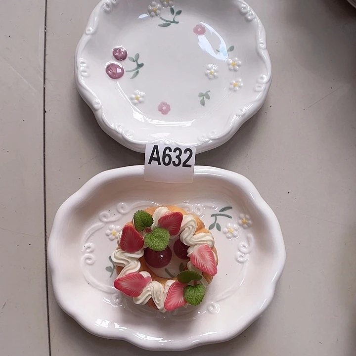 瓷片瑕疵特价陶瓷深盘