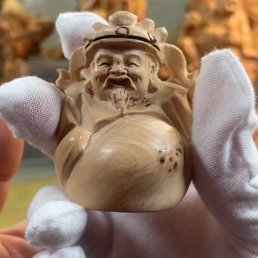 泛***人柏木（崖柏）崖柏工艺品手把件