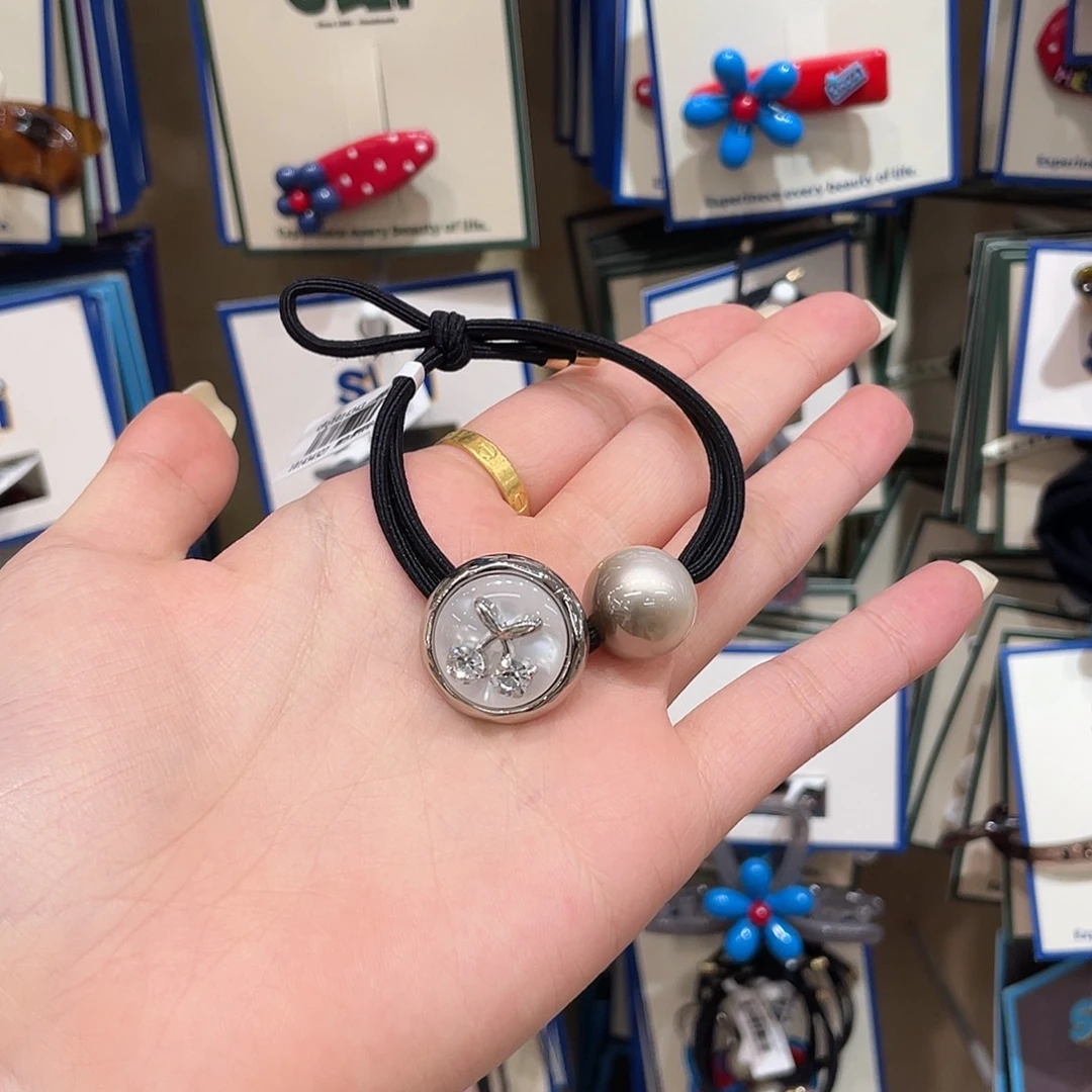 布艺非金属樱桃发绳