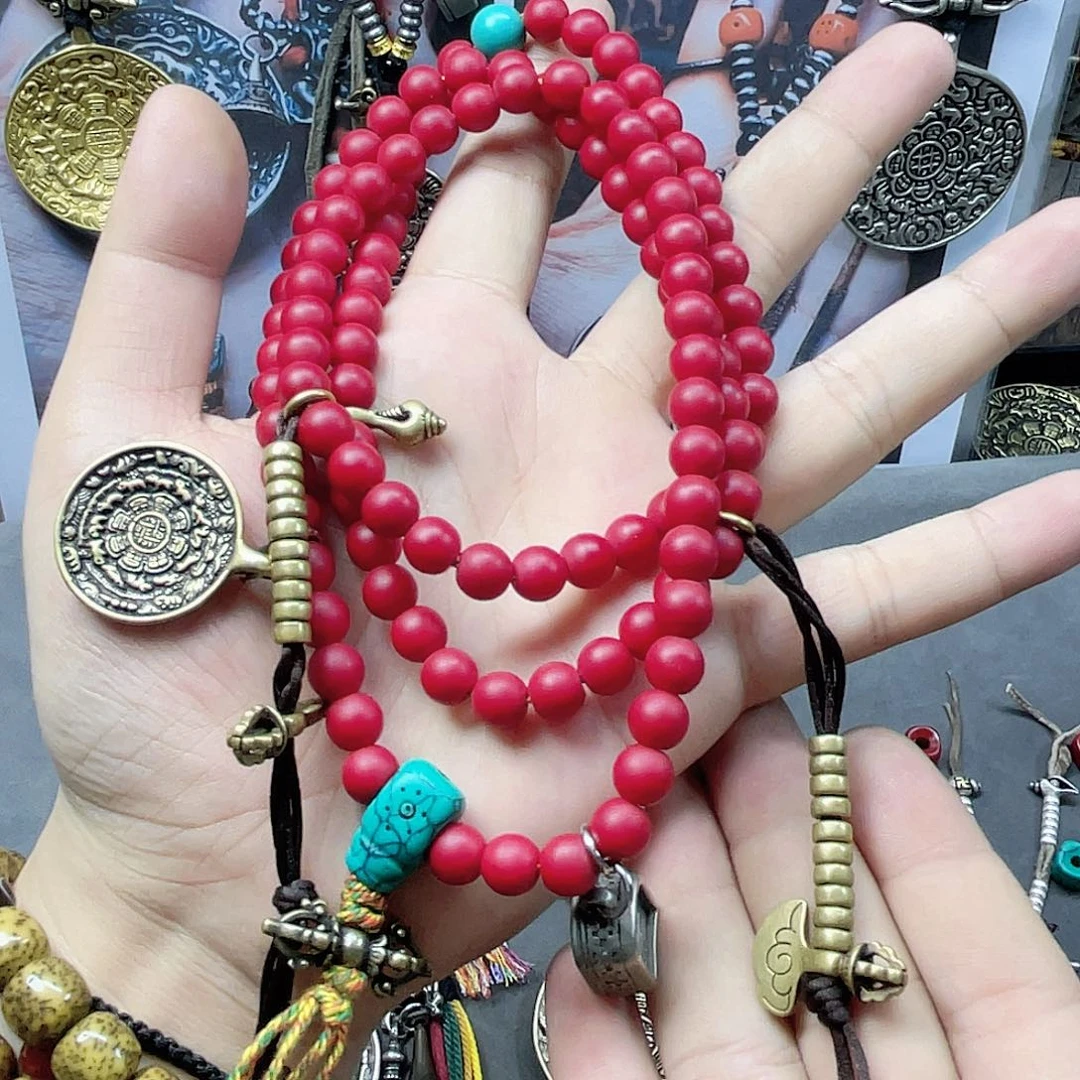 色达佛学院毕业怀业念珠