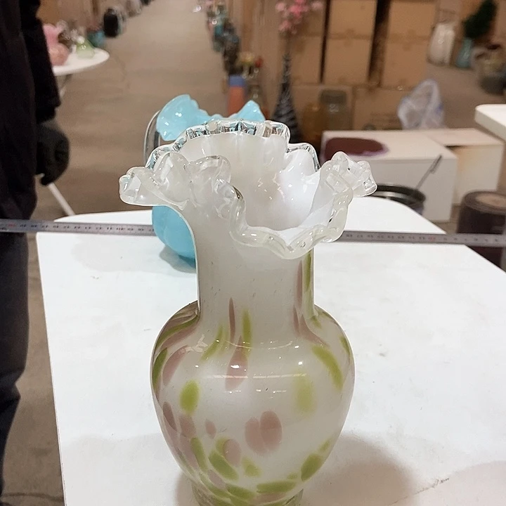 琉璃琉璃花瓶高18