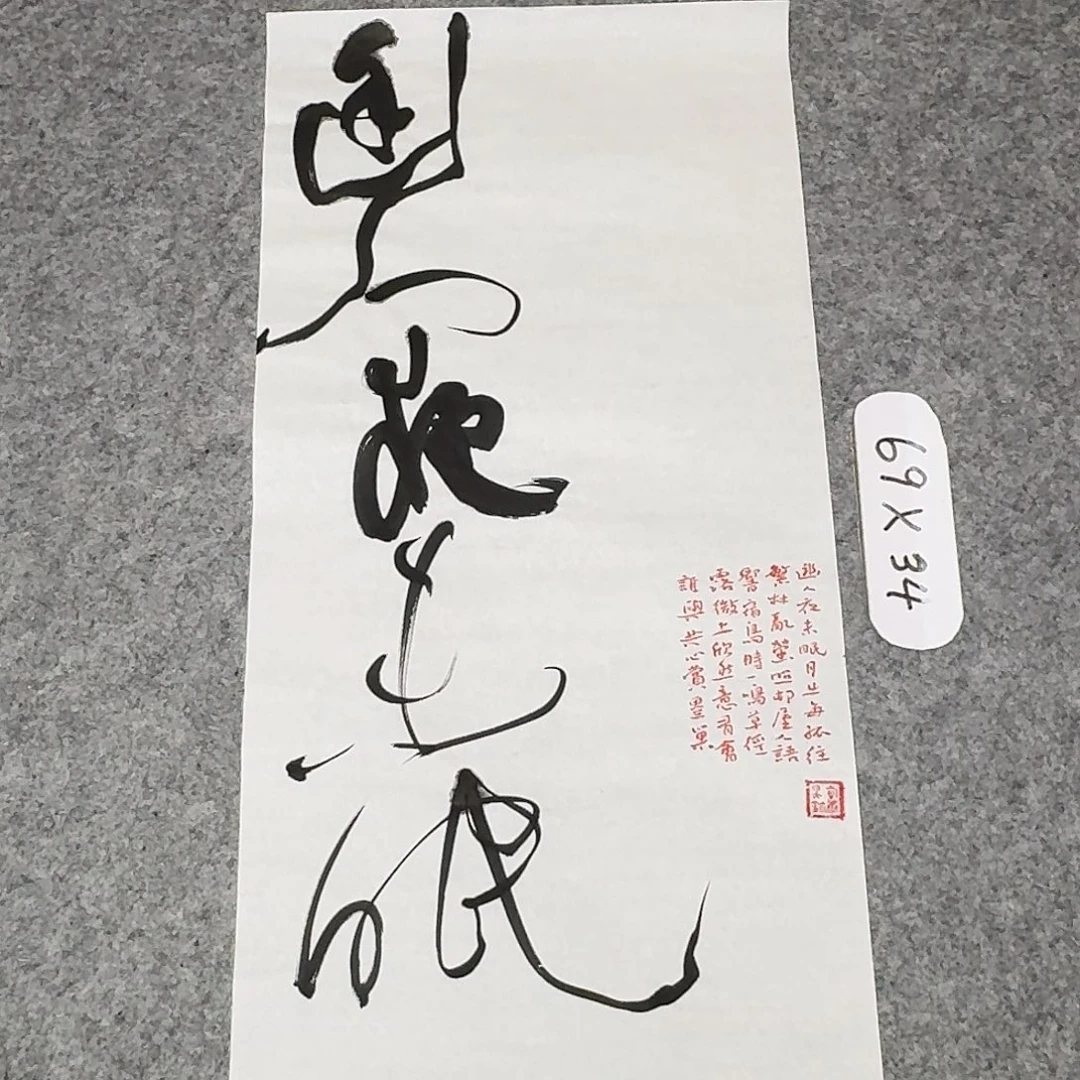 书法清华美院韩康昊69×34啊