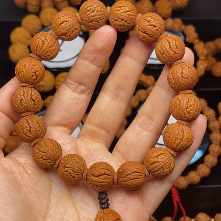 忍***者吊坠桃核龙鳞仿古