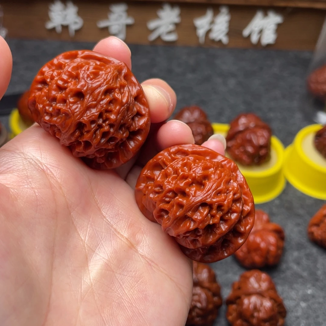 文玩核桃吊坠文玩核桃 手把件 宫灯 41