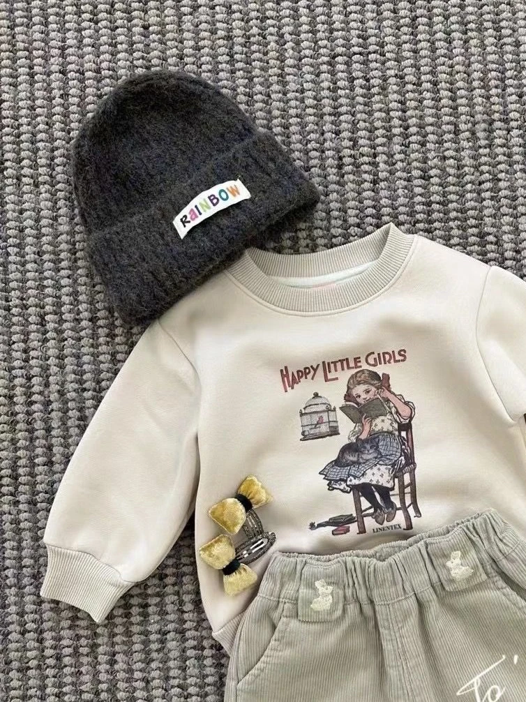 【PM】卡其加绒卫衣 7672