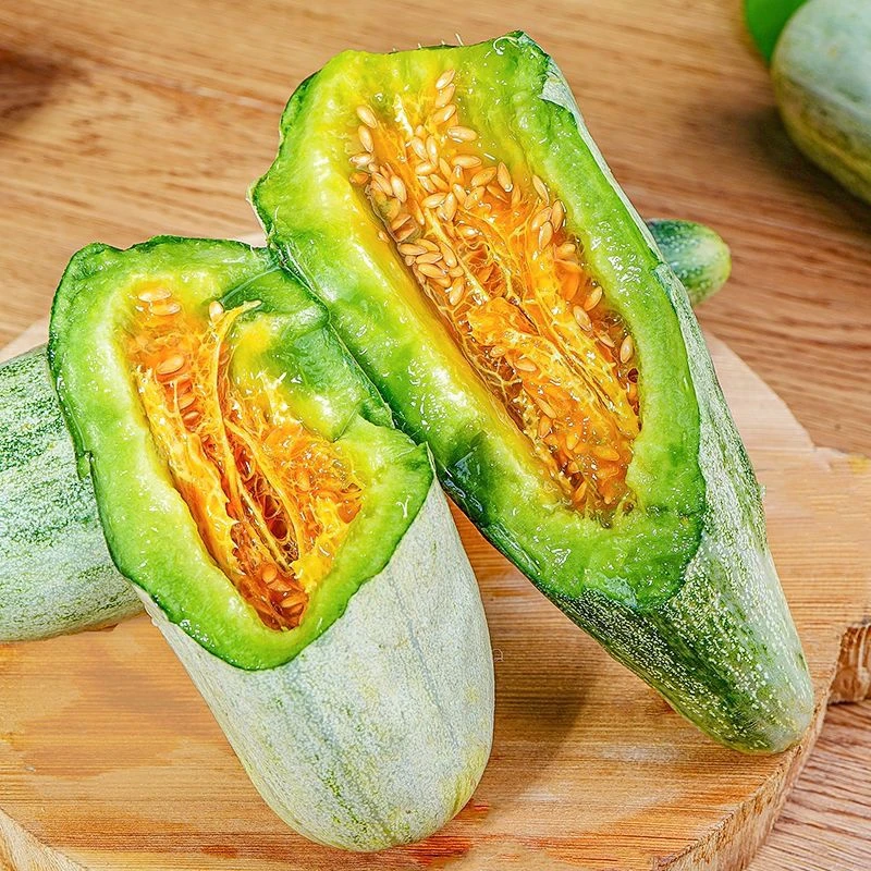 【天泰甄选】山东羊角蜜甜瓜脆甜多汁应季新鲜现摘现发带箱3-5斤