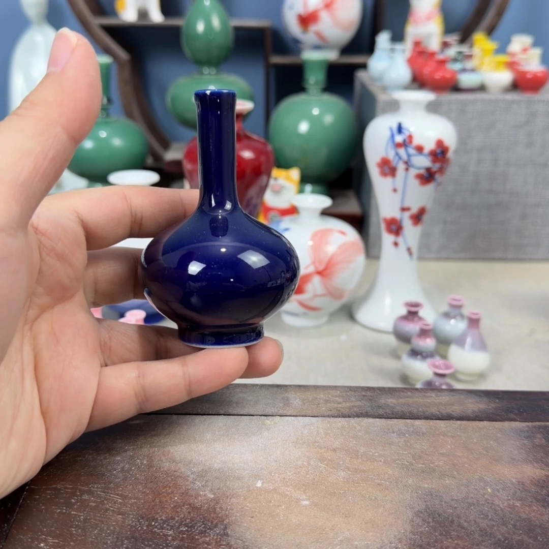 陶瓷手工小花器摆件