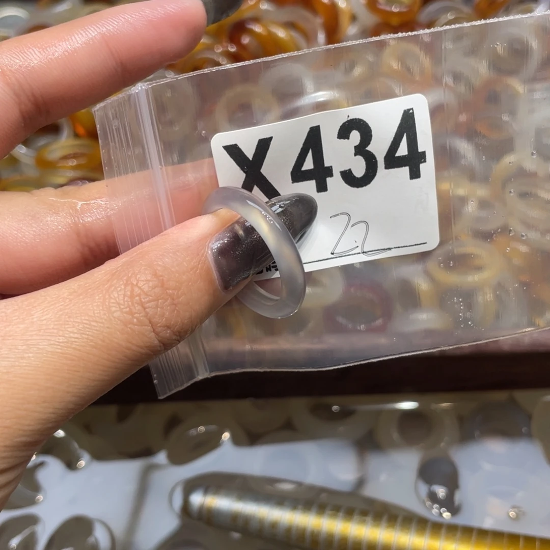 玛瑙/玉髓未镶嵌戒指434