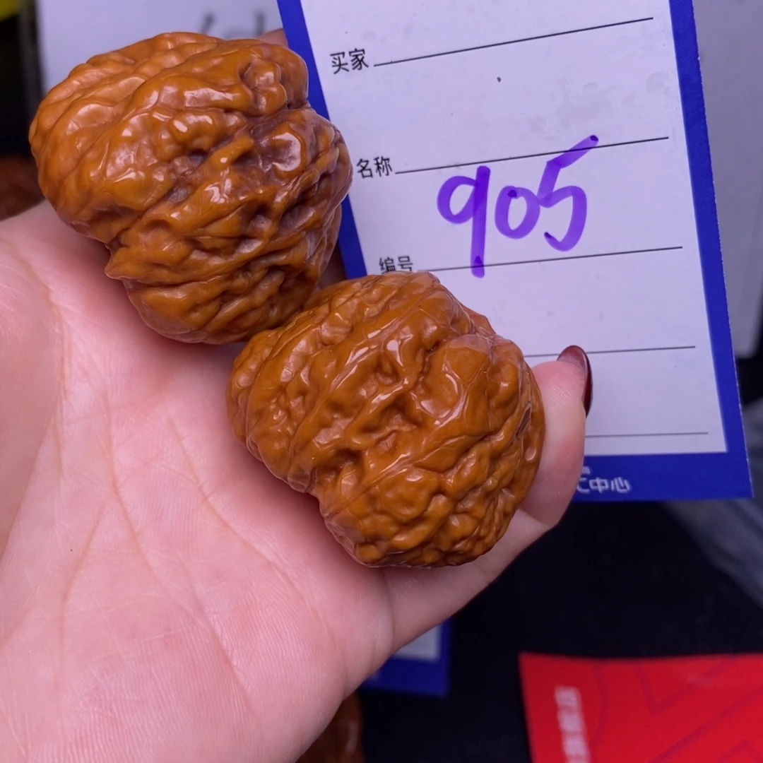 把件文玩核桃905/39蛤蟆头返油练手
